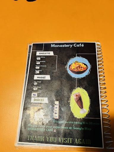 Monastery Cafe menu