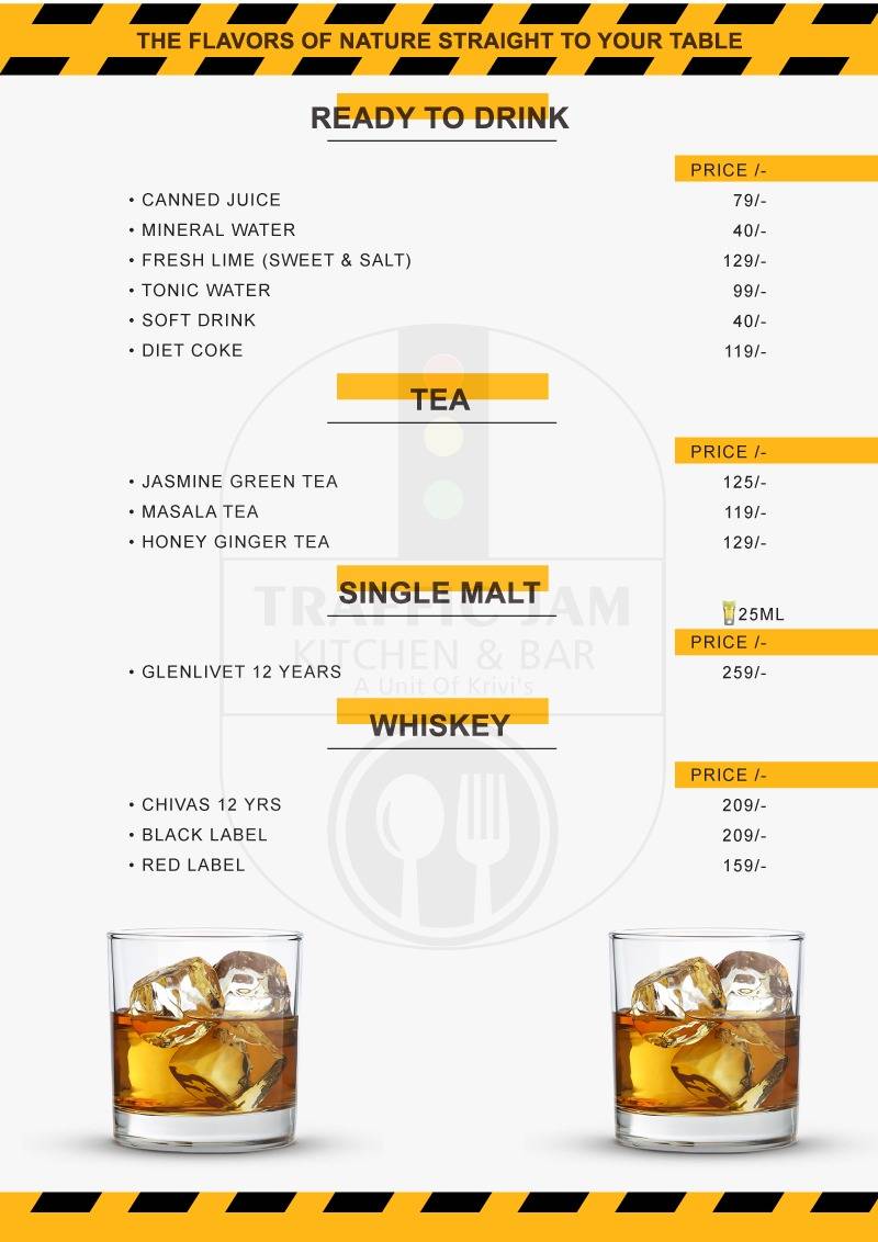 Menu at Traffic Jam Kitchen & Bar, Moradabad