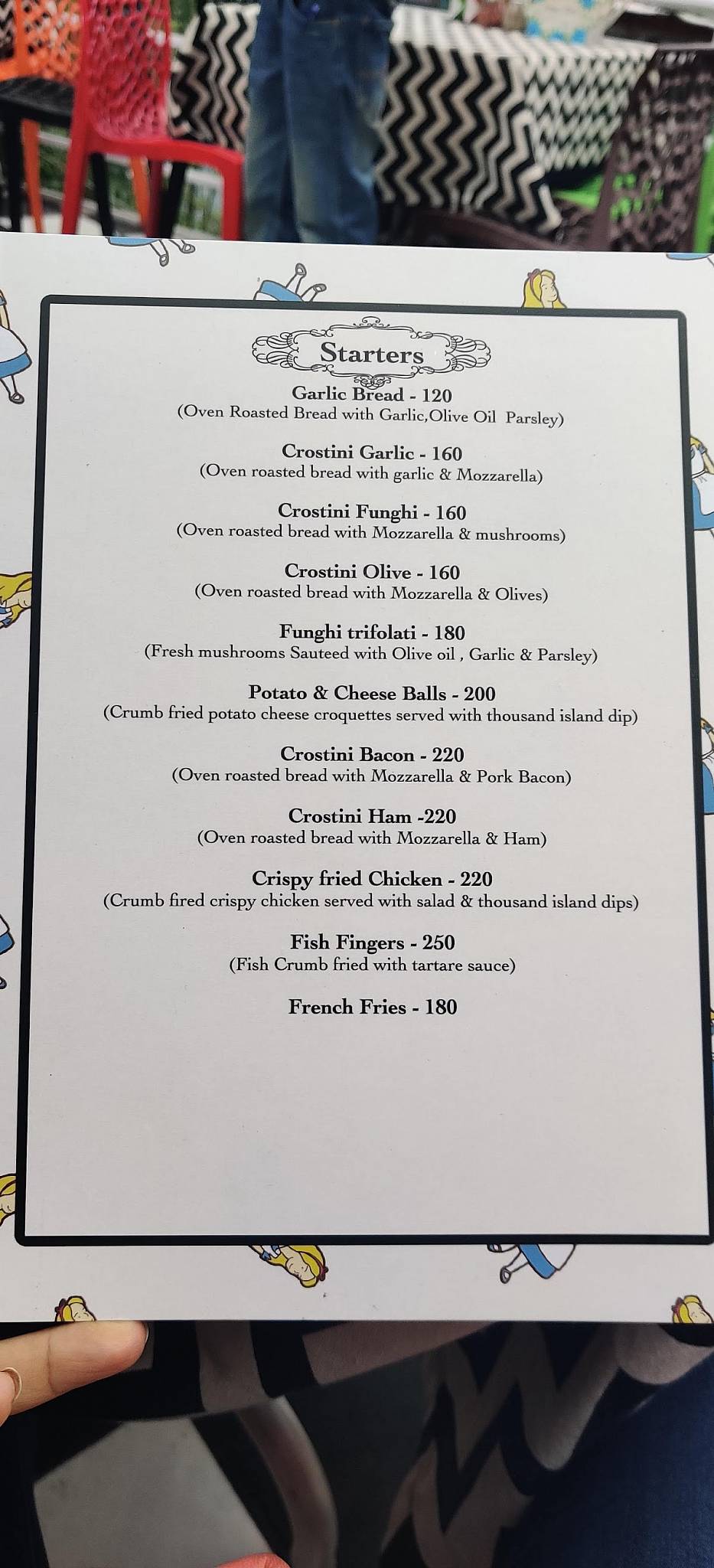 Morgan's Place menu