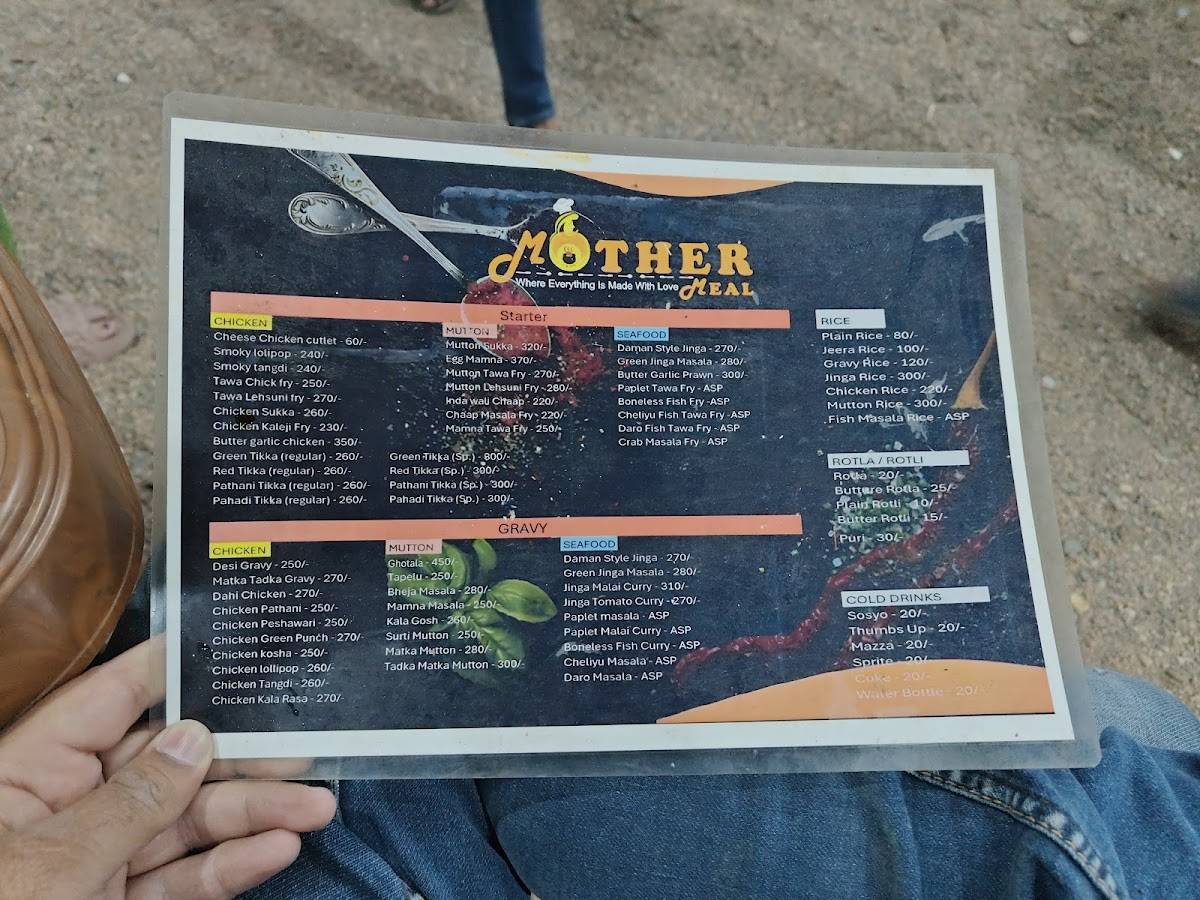 Mother Meal Kitchen menu