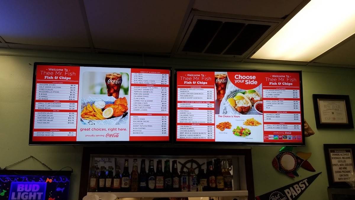 Menu At Mr Fish Fish Chips Restaurant Yuma