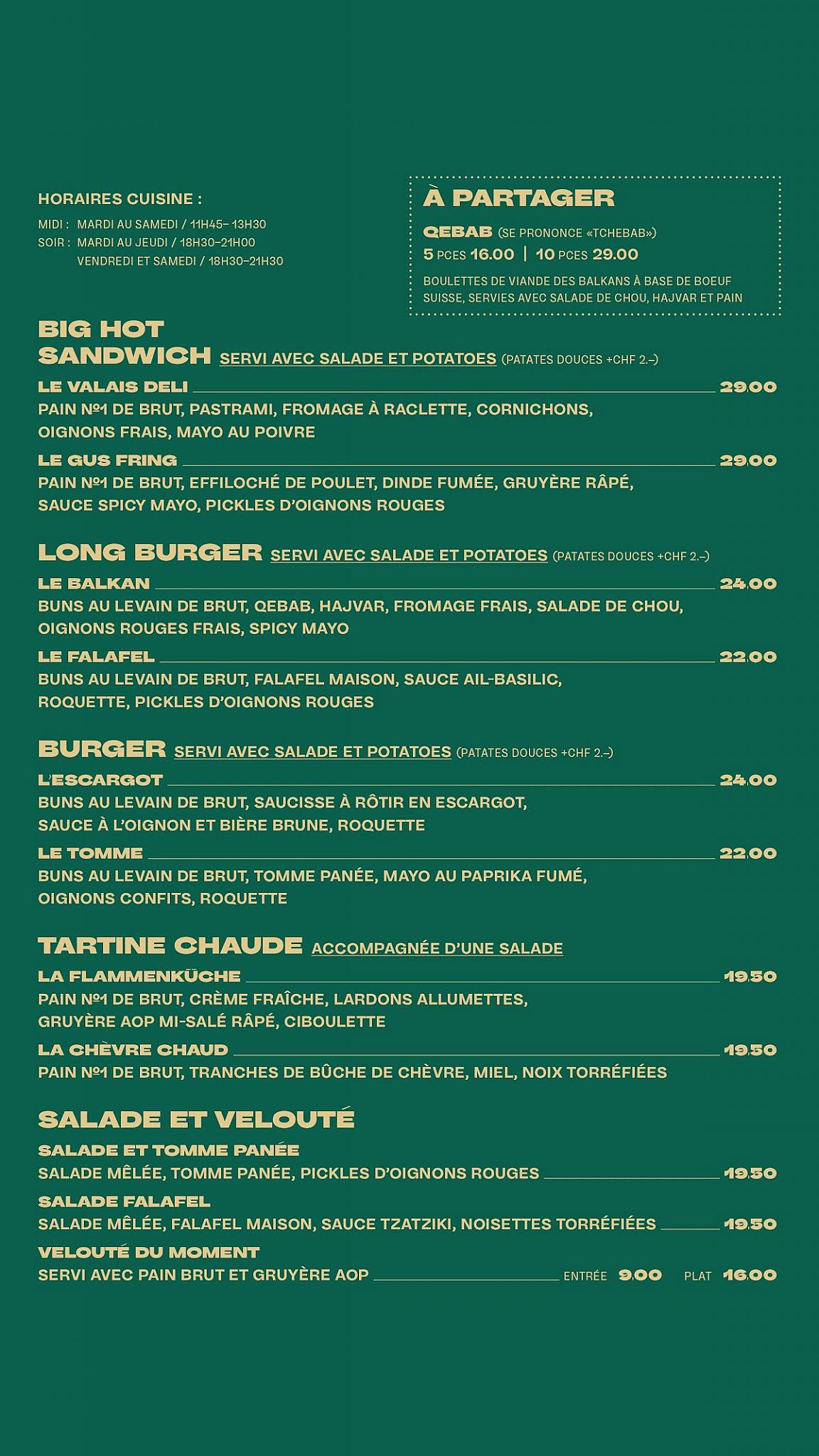 Menu di NOOBA 