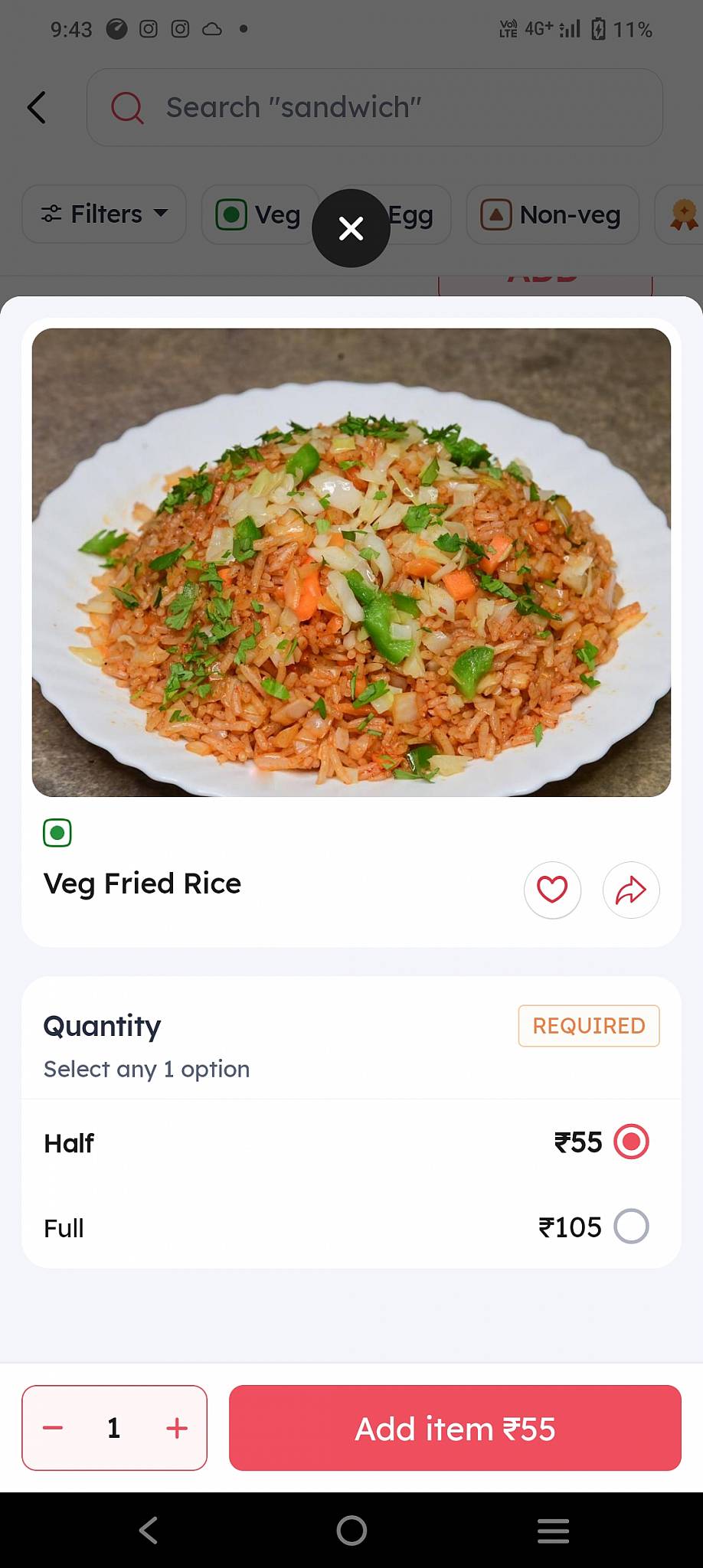 Junkies kitchen menu
