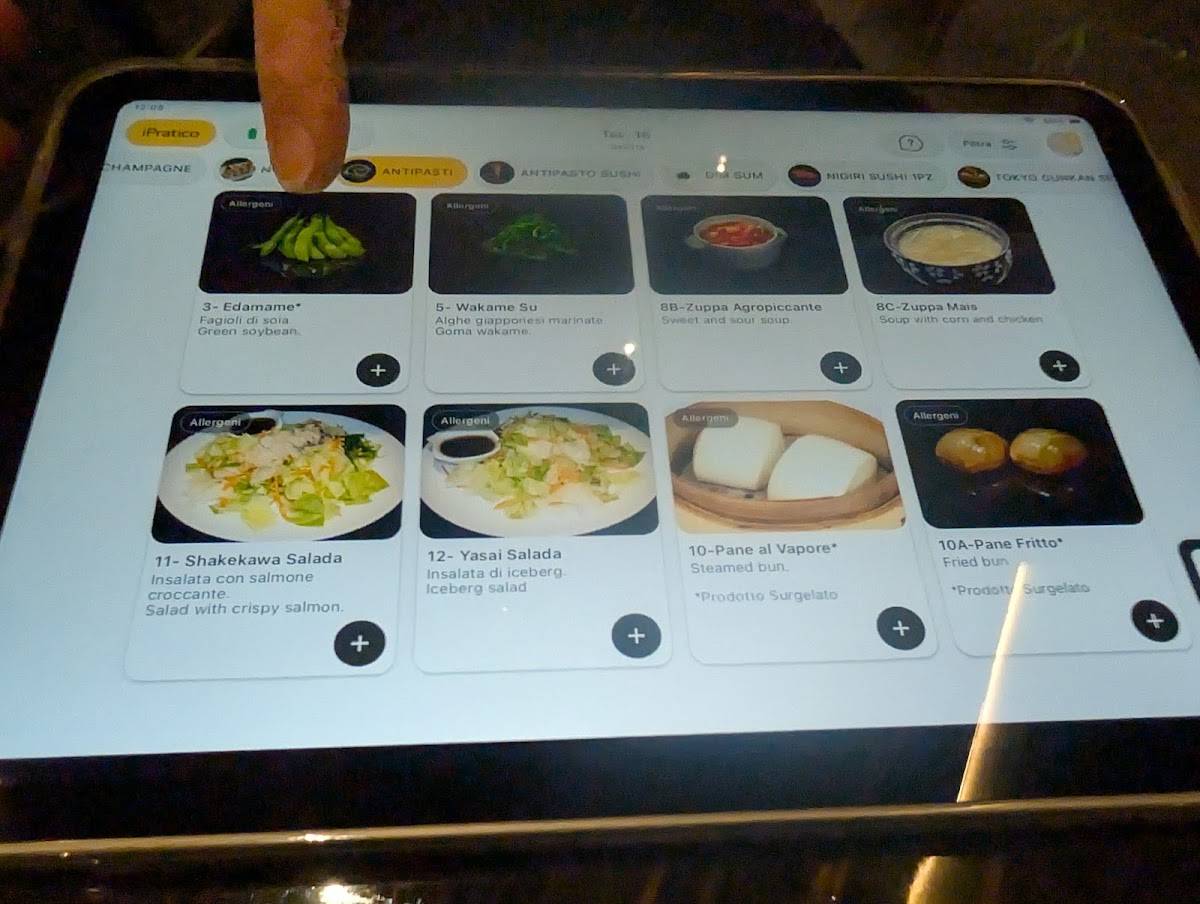 Menu di Tokyo Ristorante Giapponese 