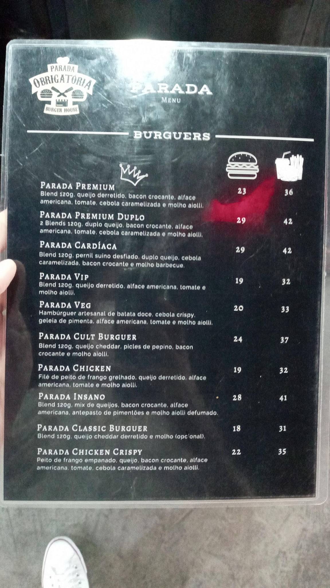 Nas Ubaias Food Park cardápio