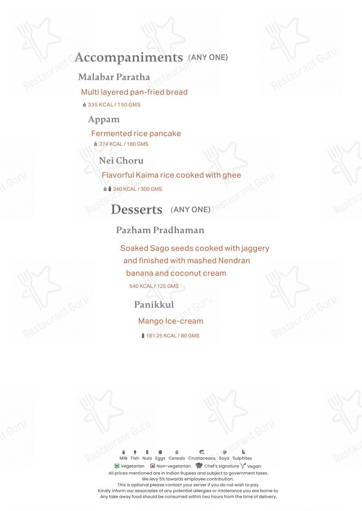 Neer in Bengaluru - Wine Menu