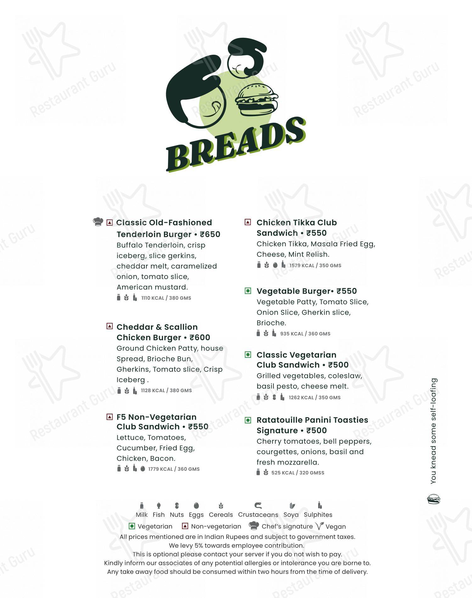 Neer in Bengaluru - Основное меню