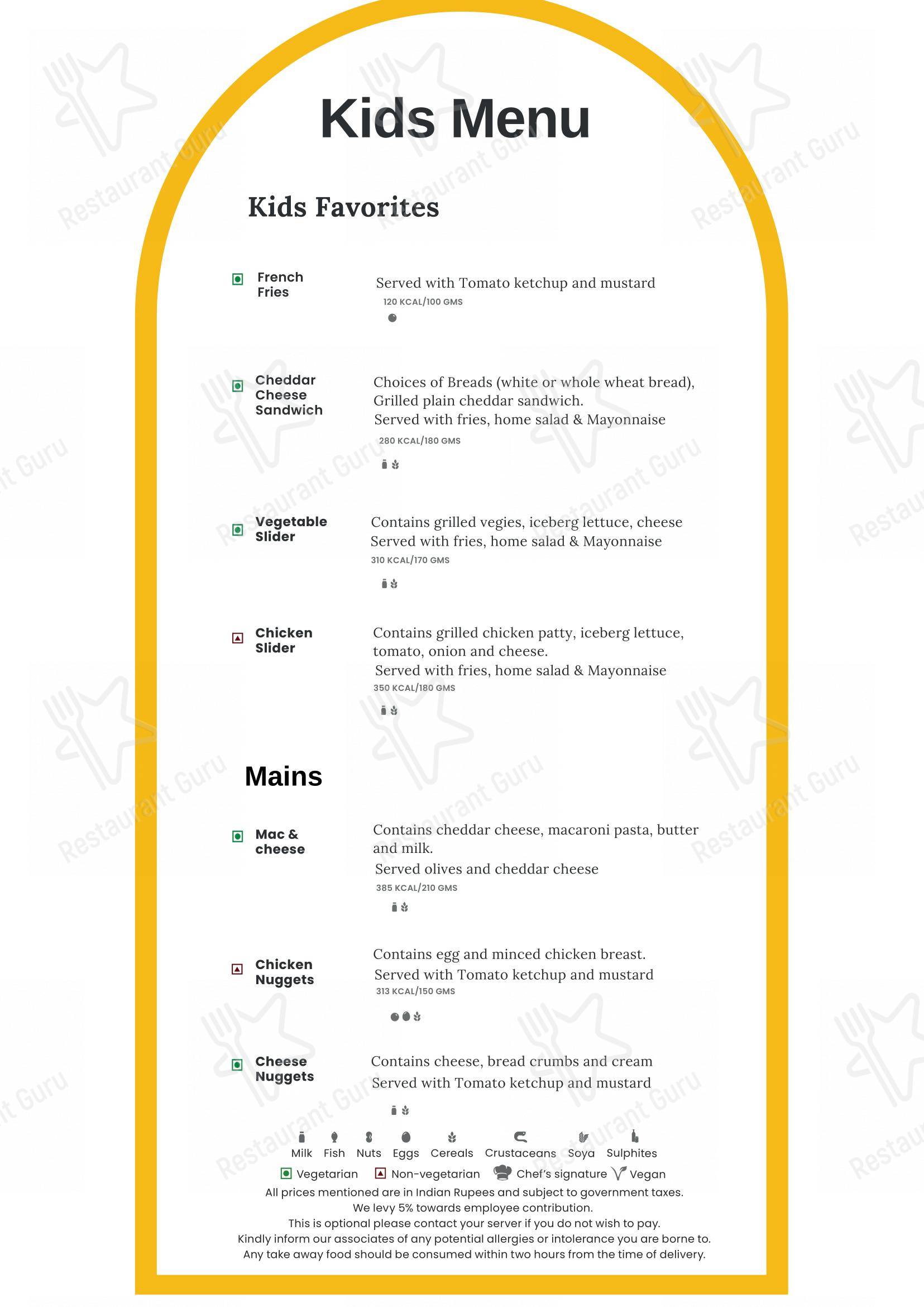 Neer menu - Коктейльная карта