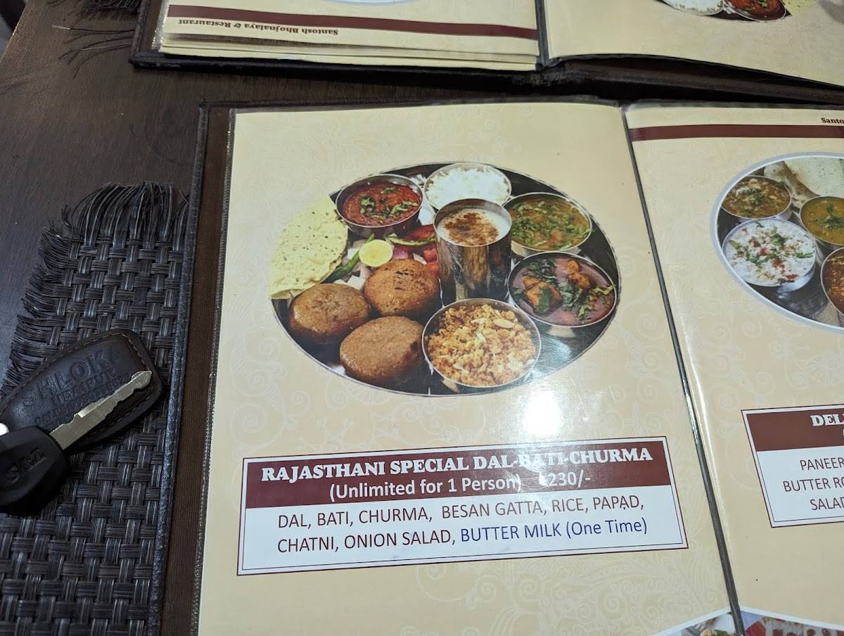 New Santosh Bhojnalaya & Restaurant menu