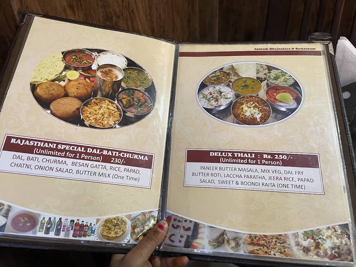 New Santosh Bhojnalaya & Restaurant menu