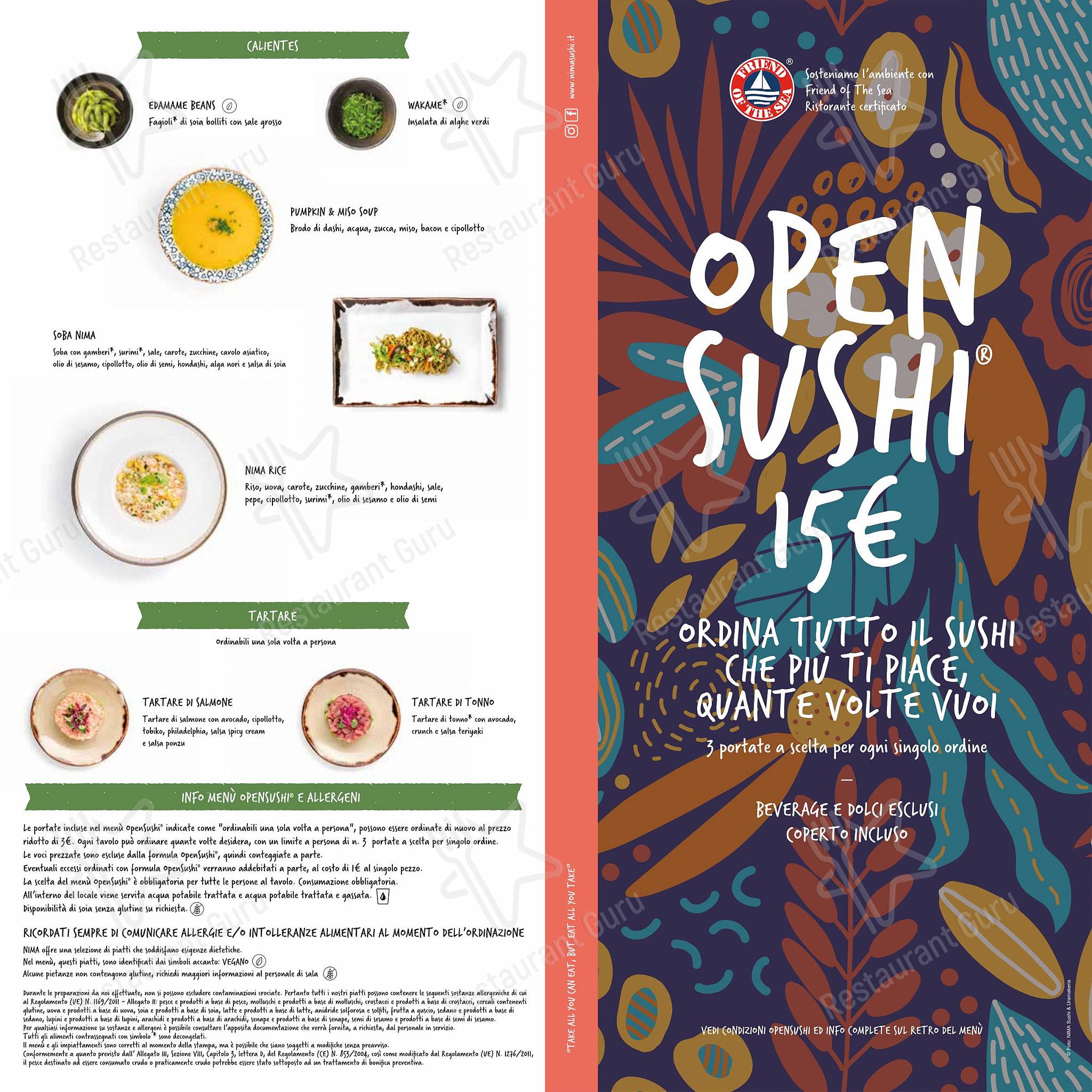 NIMA Sushi (Milano - Corso Sempione) in Milano - Takeaway Menu