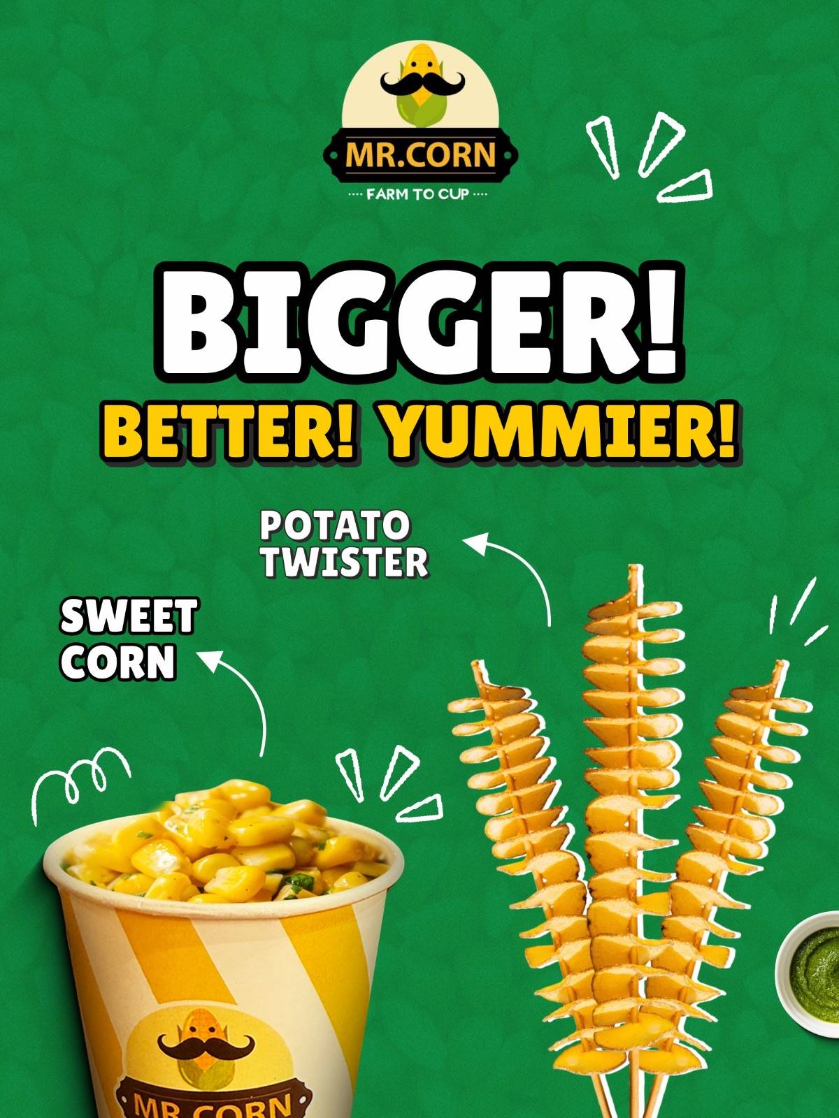 MR.CORN menu