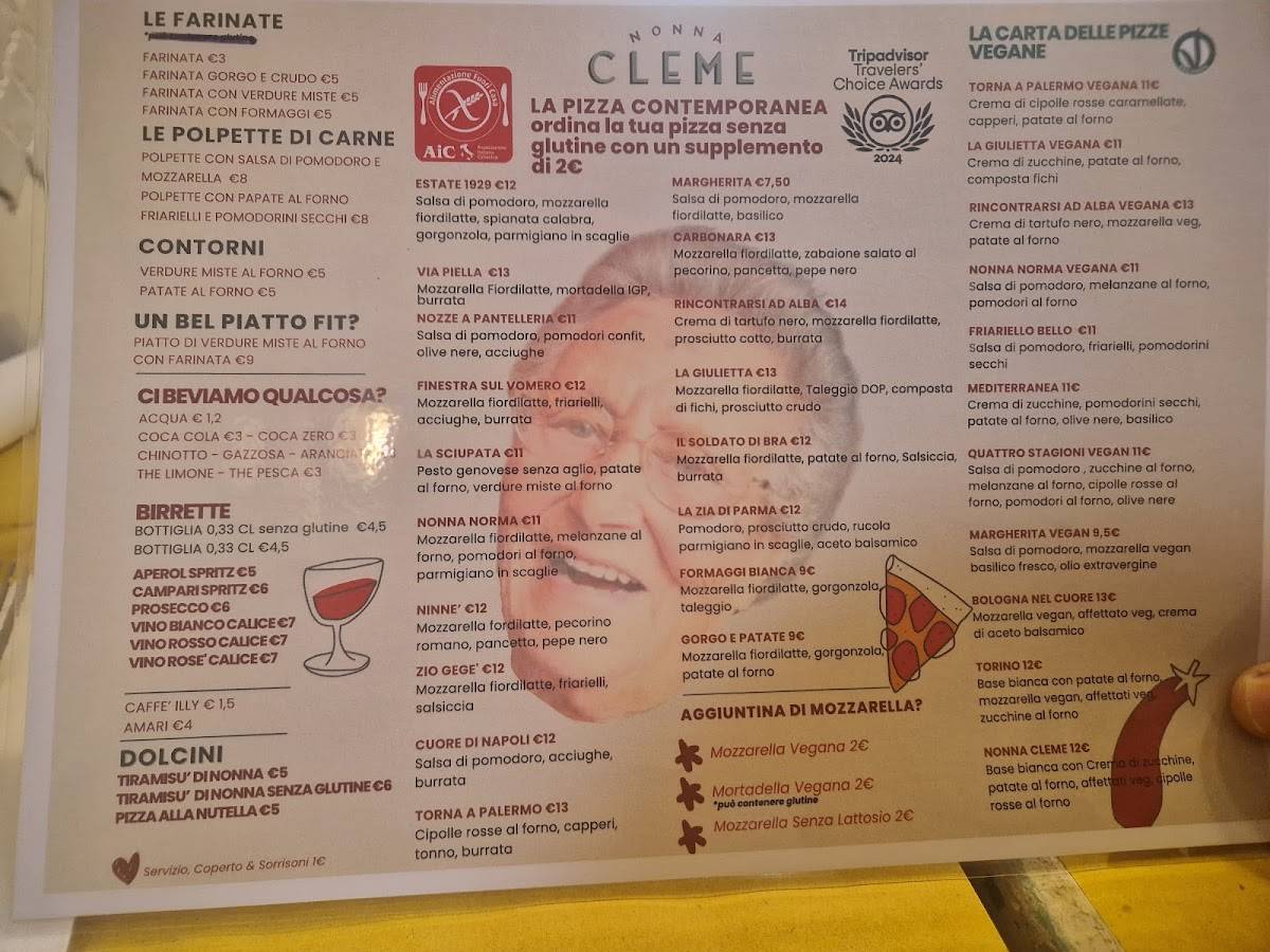 Menu di Nonna Cleme 
