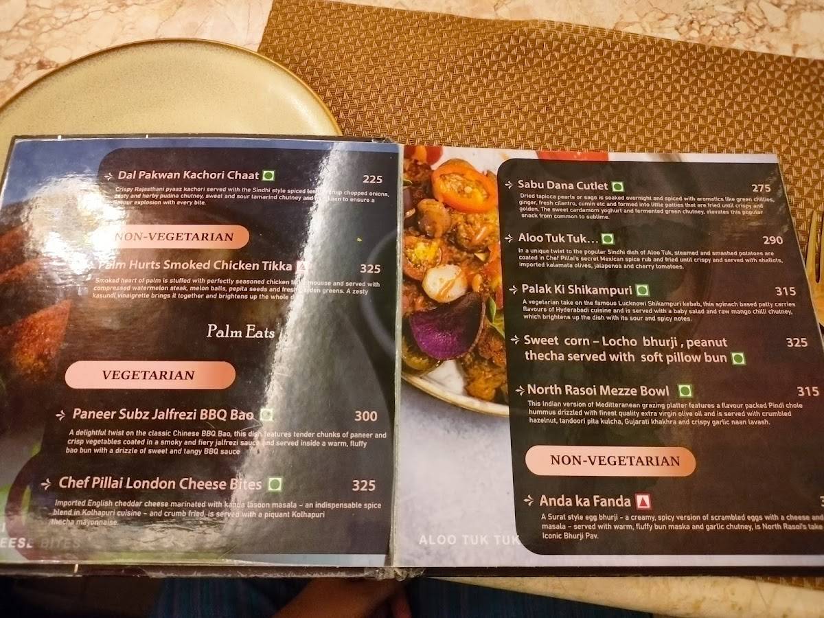 North Rasoi by Chef Pillai Whitefield Bengaluru menu