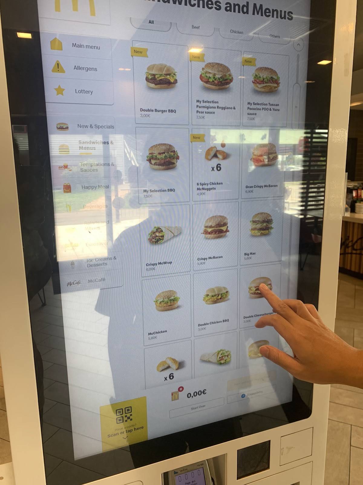 Menu di McDonald's 