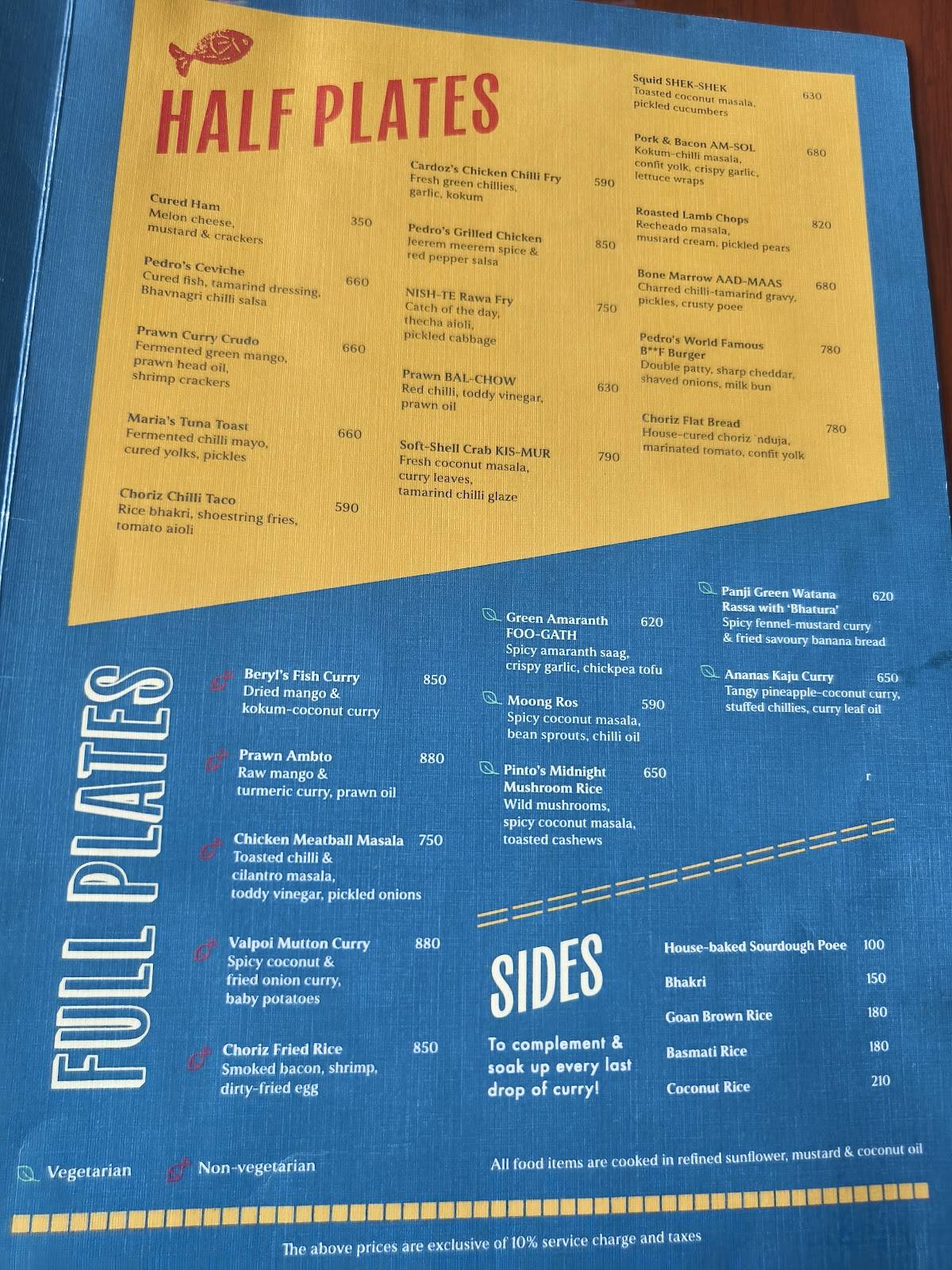 O Pedro - BKC menu