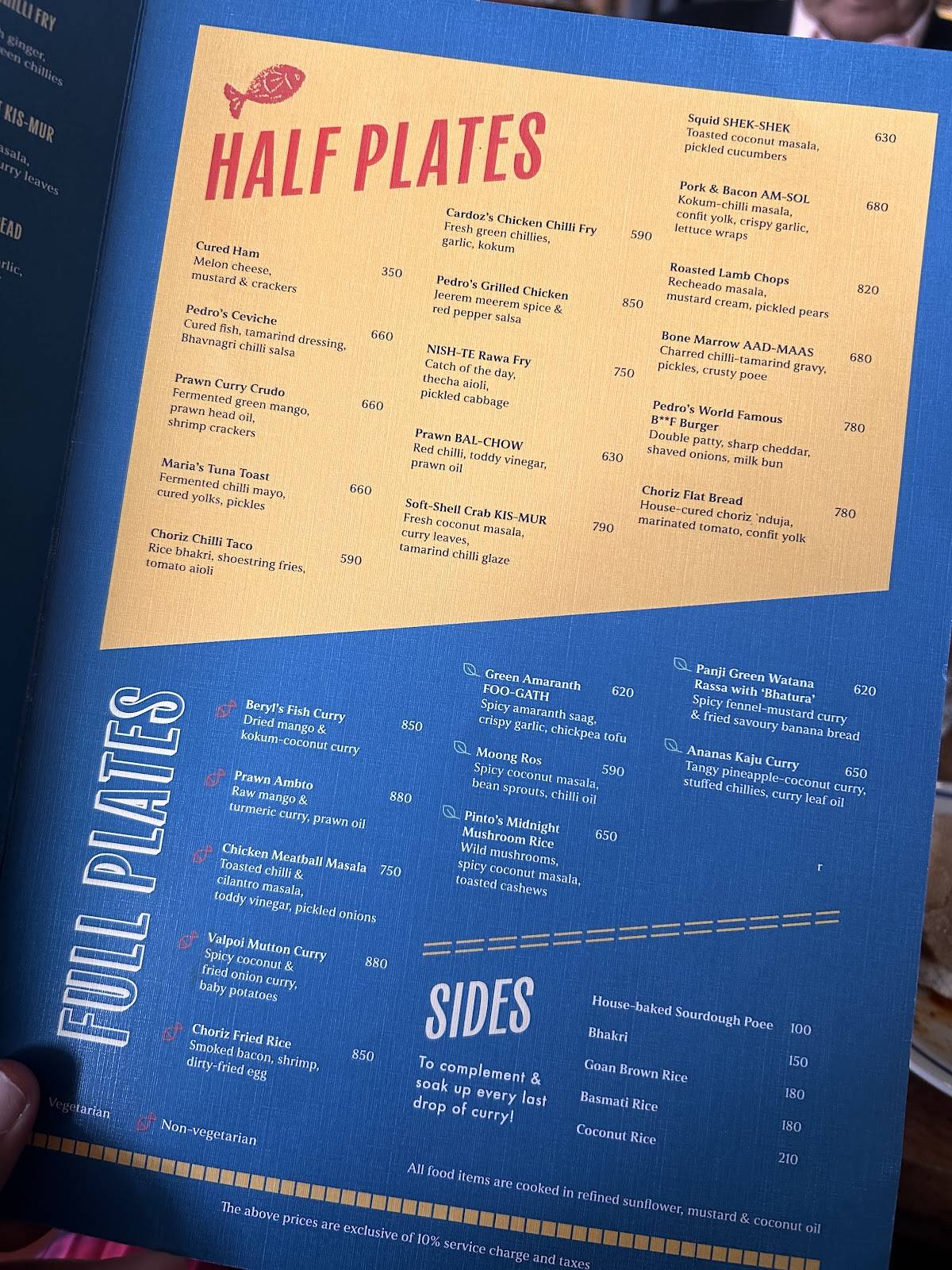 O Pedro - BKC menu