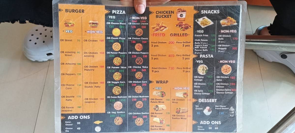 ONE BITE menu