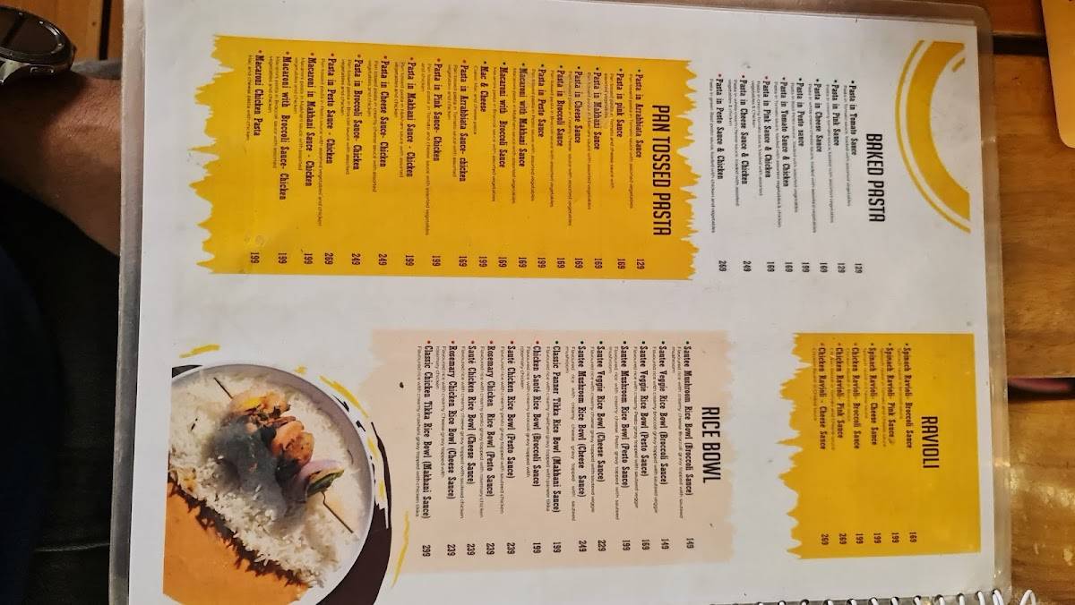 Onesta Magarpatta, Pune menu