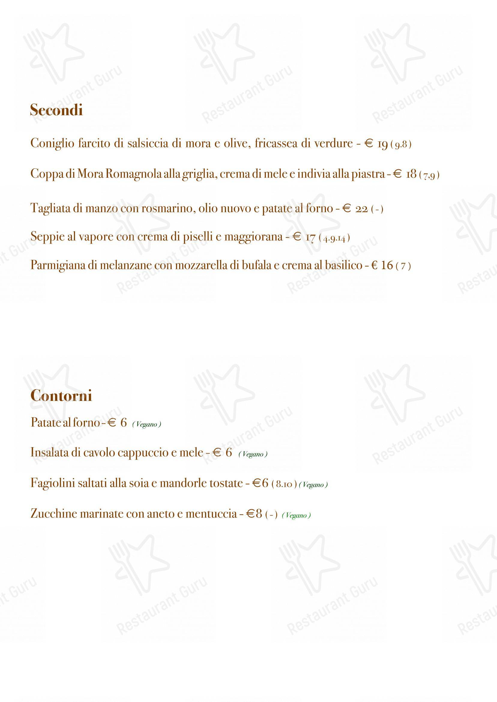 Osteria Don Abbondio in Forli - Menu bar
