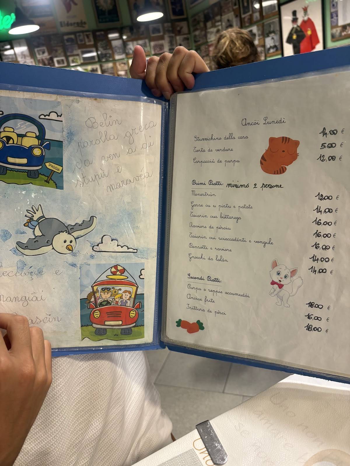 Menu di Osteria I Matetti 