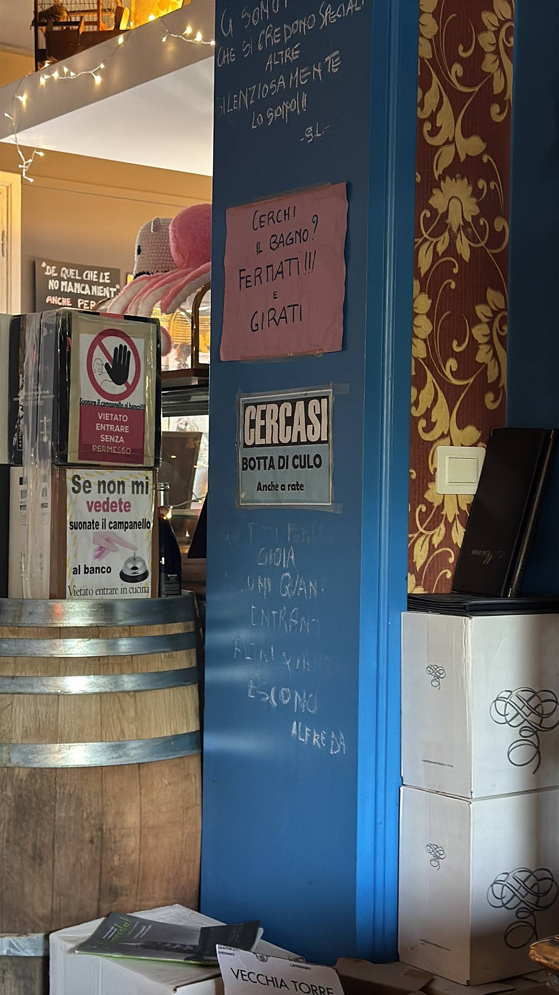 Menu di Osteria Na scarpa e un Folpo 