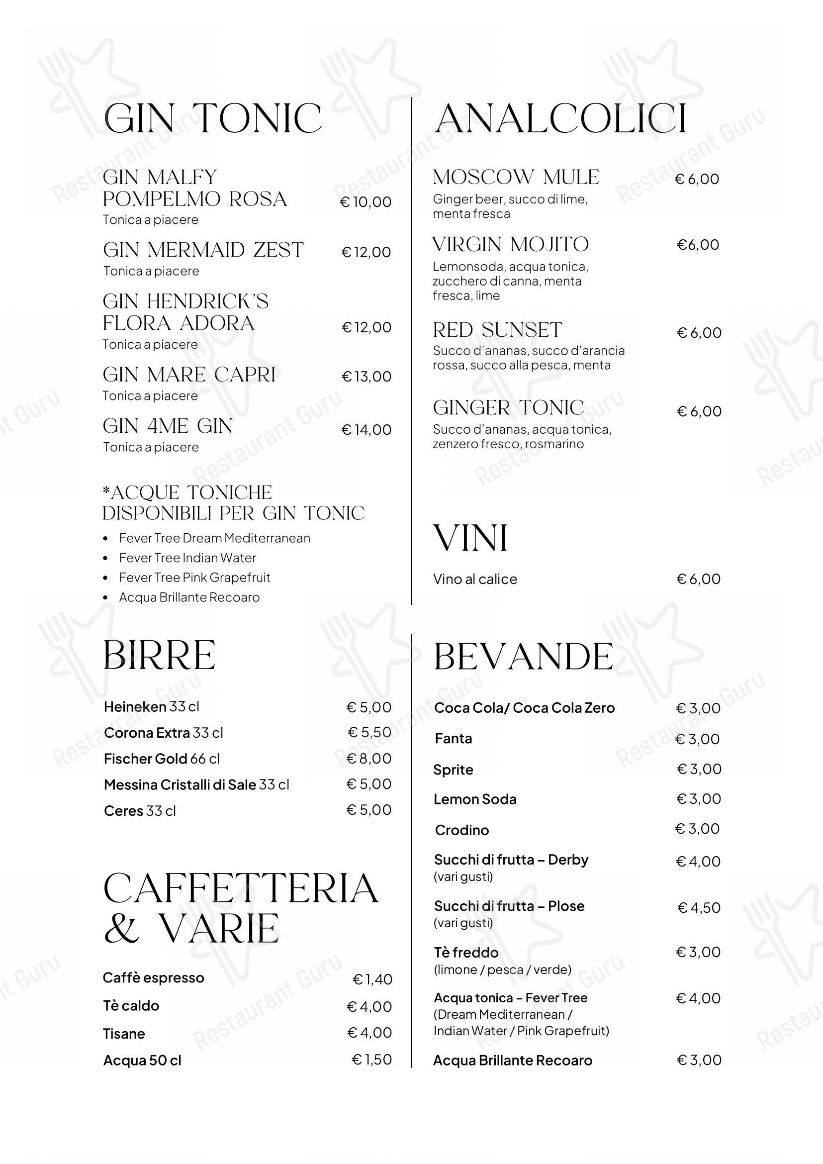 菜单 per Osteria del Borgo Formigine in Castelvetro di Modena