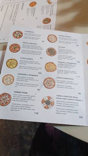 Menu de PIZZA ARTIST Gucciano Lab