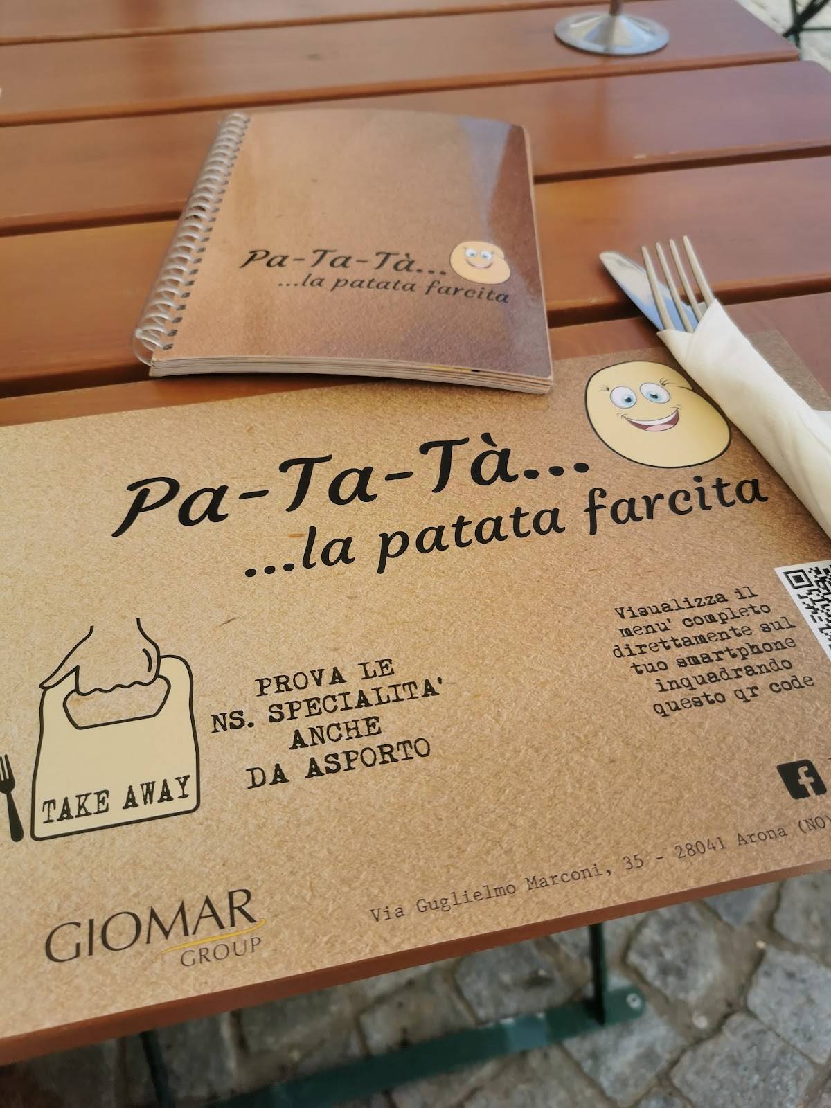 Menu di Pa-ta-ta Ristorante 