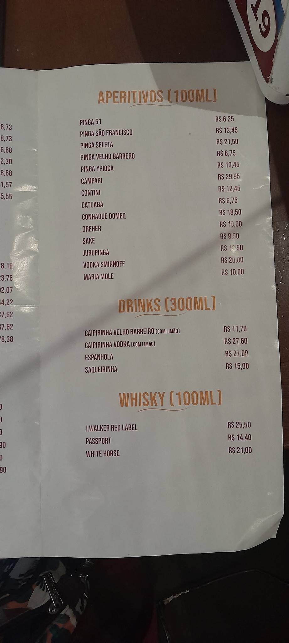 Padaria Belas Artes Embu cardápio