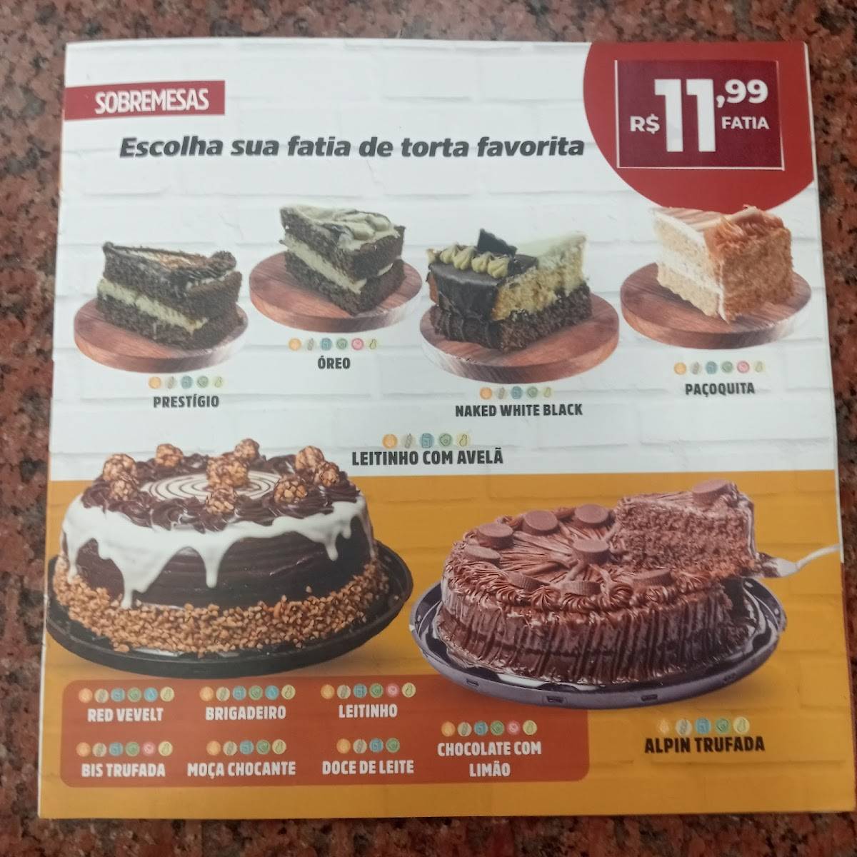 Padaria Romana (Centro) cardápio
