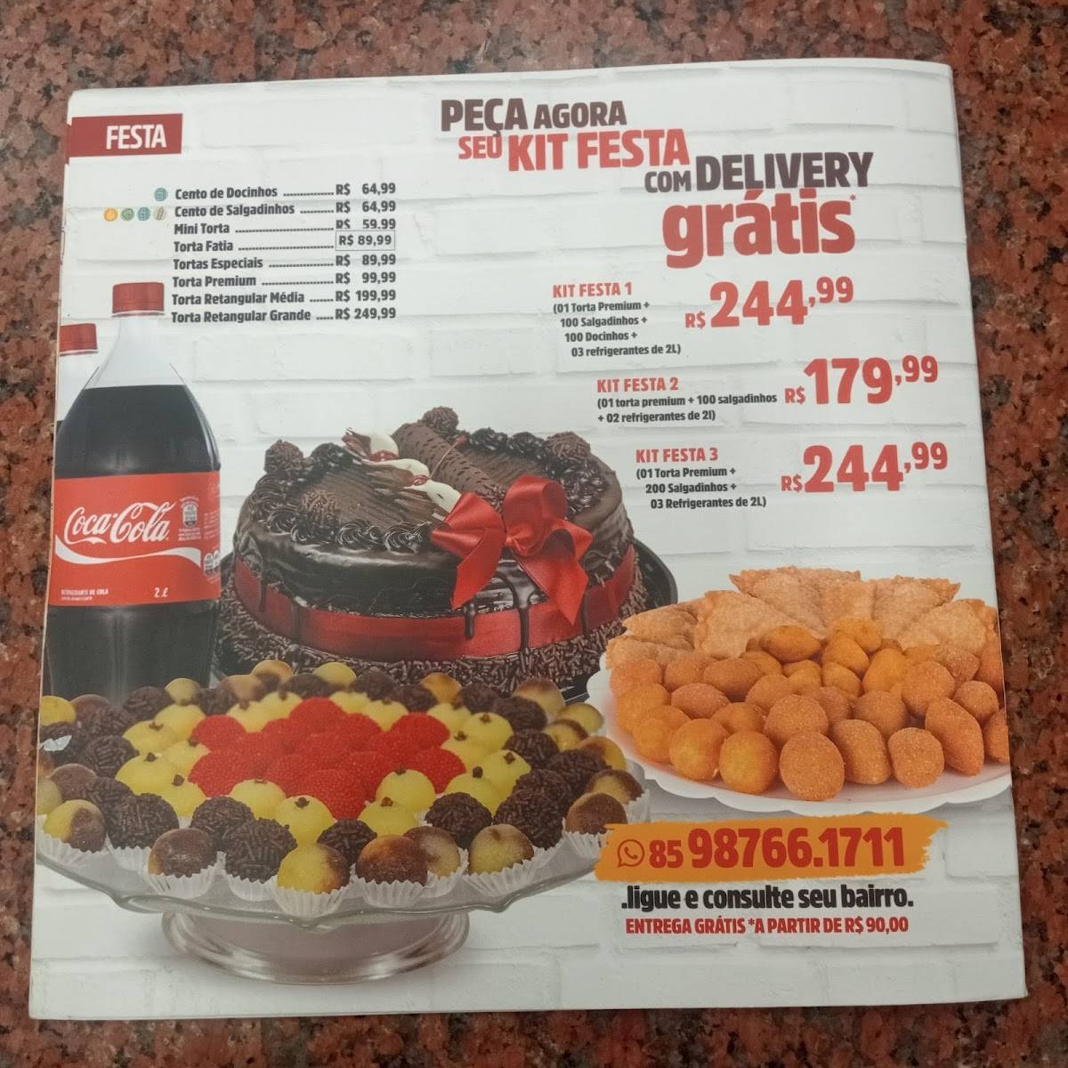 Padaria Romana (Centro) cardápio