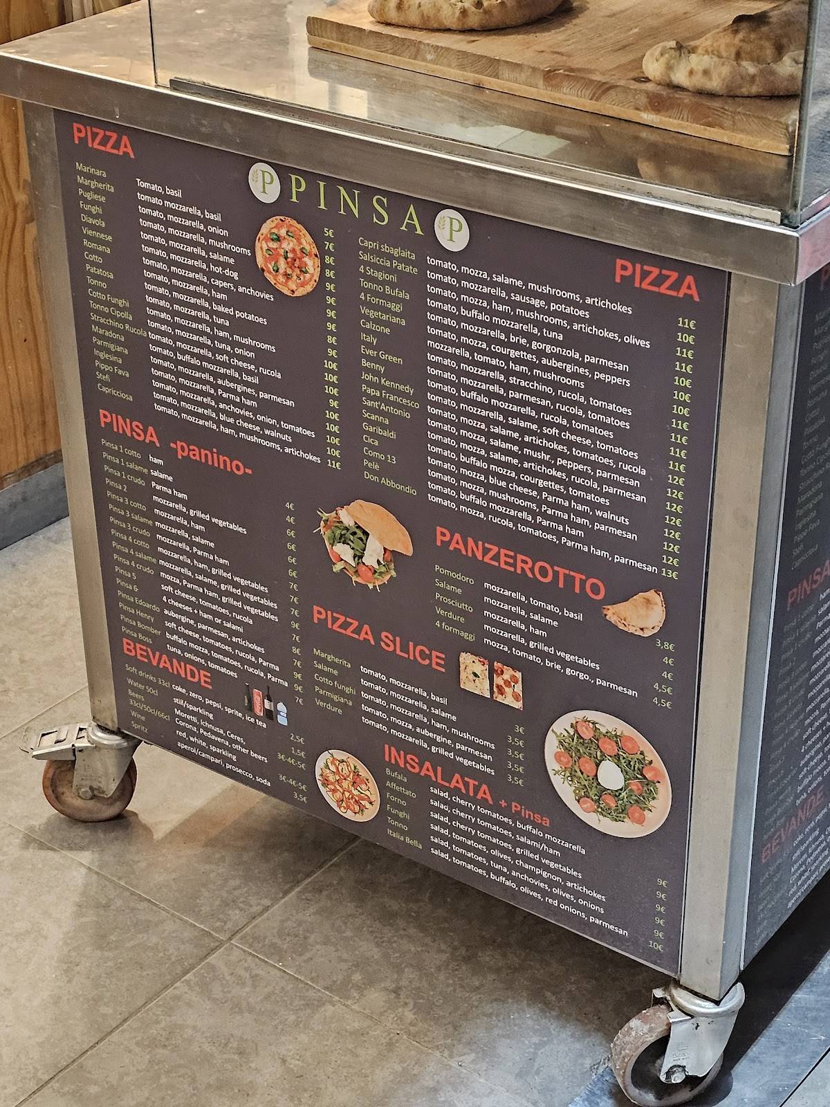 Menu di Pinsa Pizzeria 