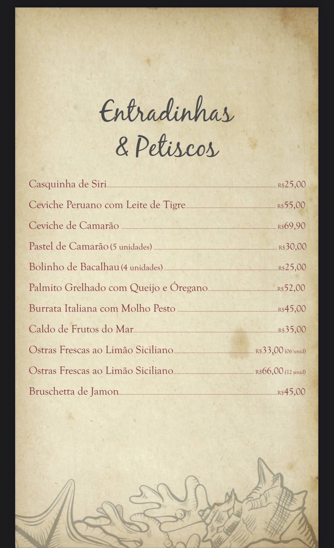 Menu em Paella Rio Sampa restaurante, São Paulo