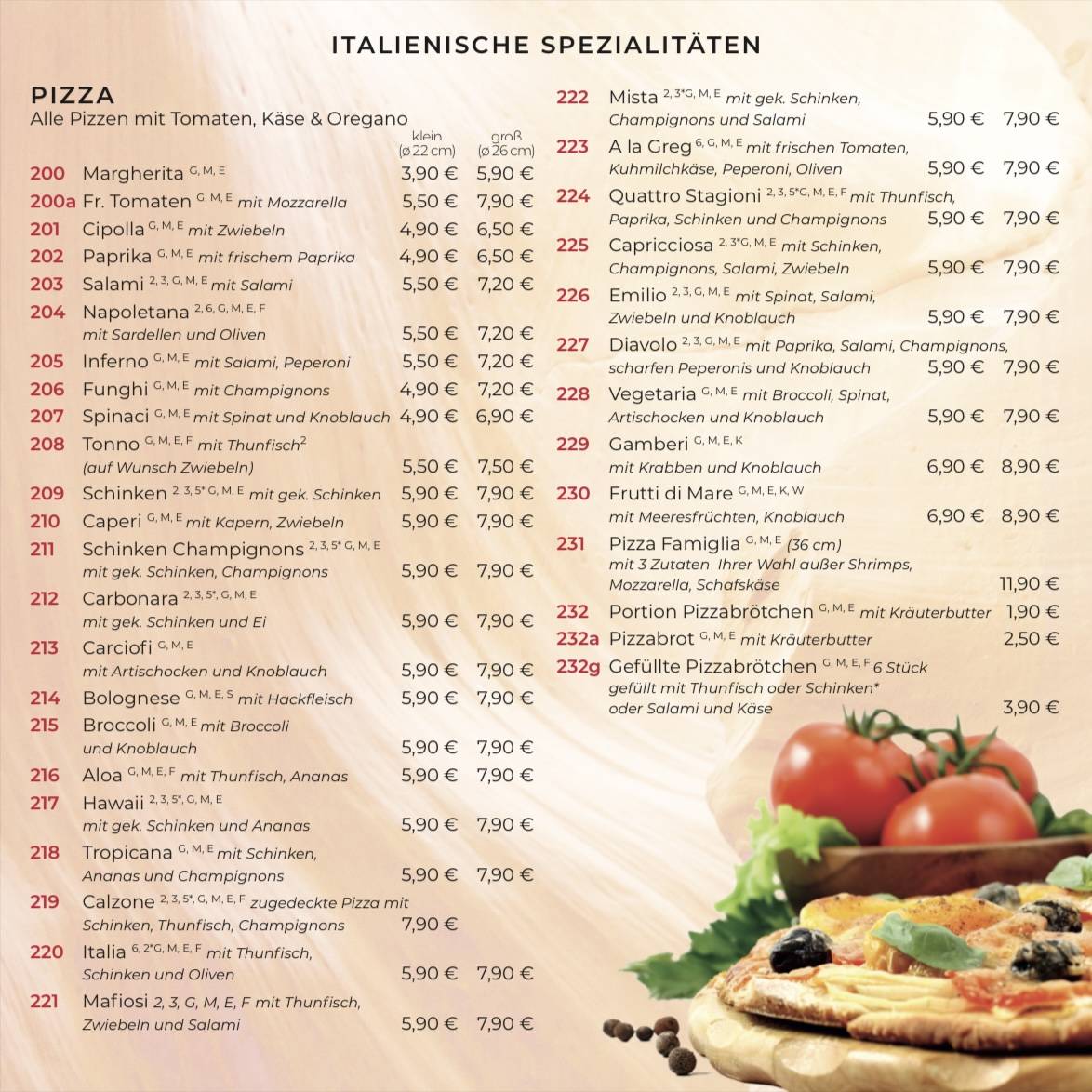 Menu de Panda Imbiss Lieferservice