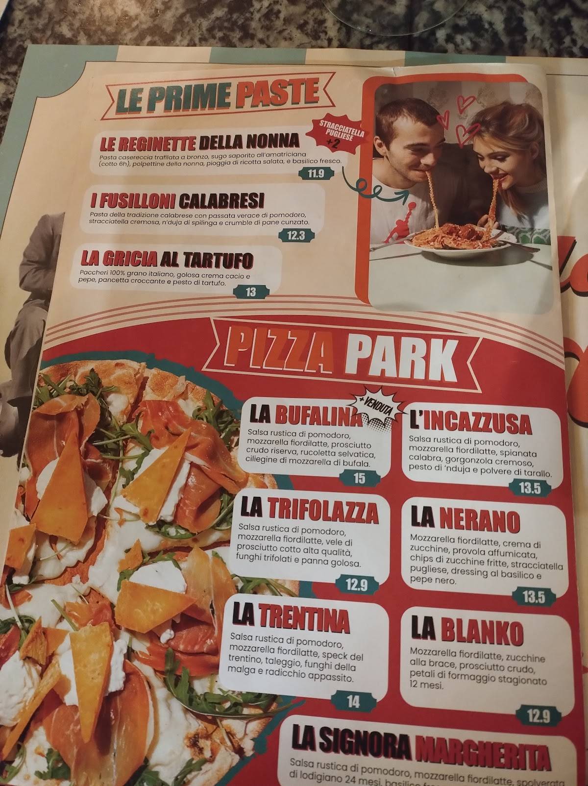 Menu di Pane & Trita | Seregno 