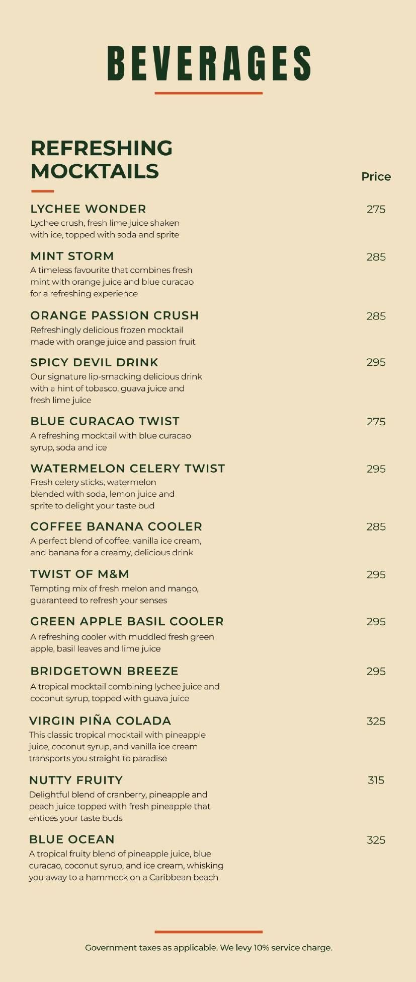 Pasta Street - Varthur Main Rd, Whitefield menu