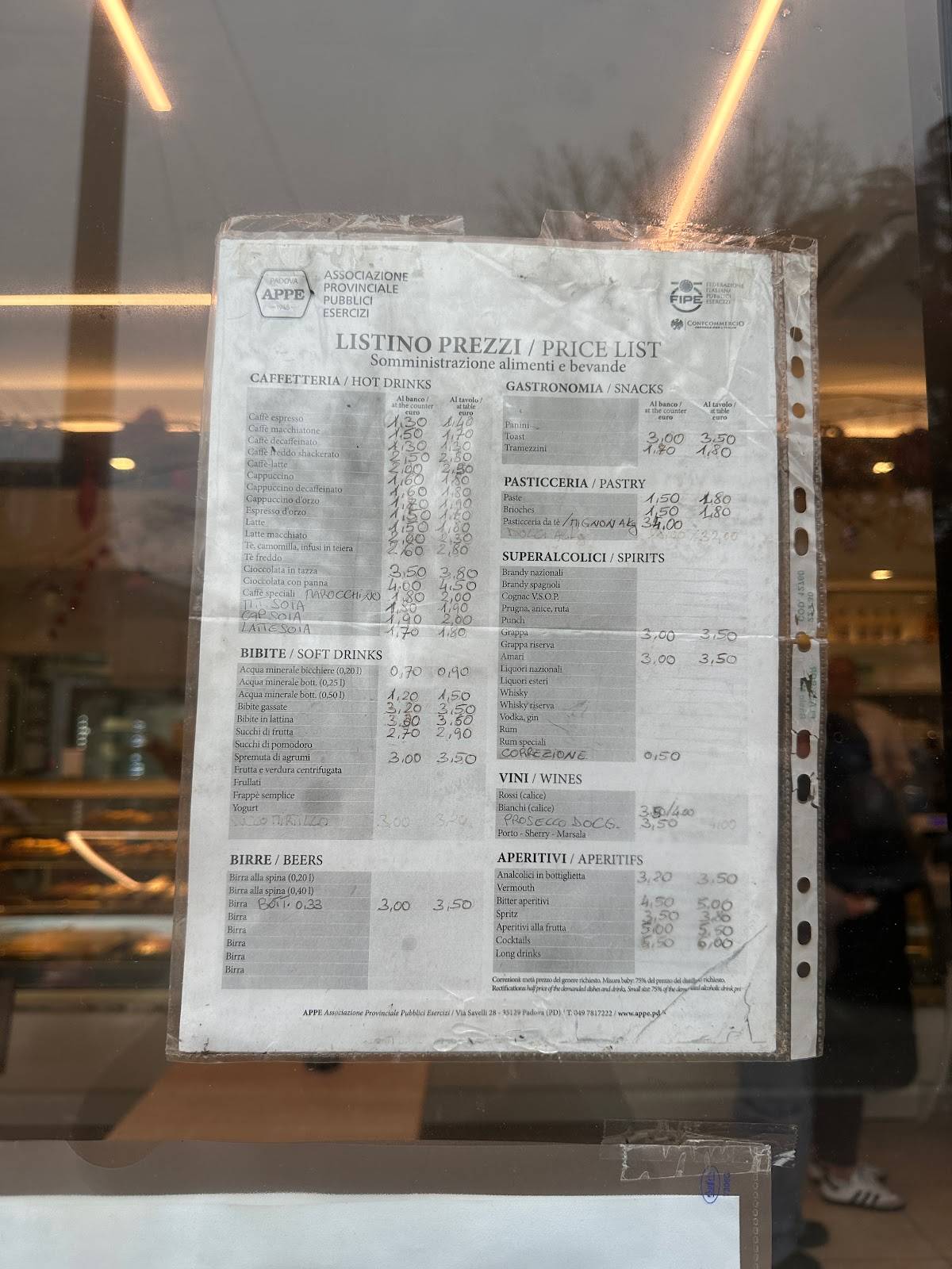 Menu di Pasticceria La Piazzetta 