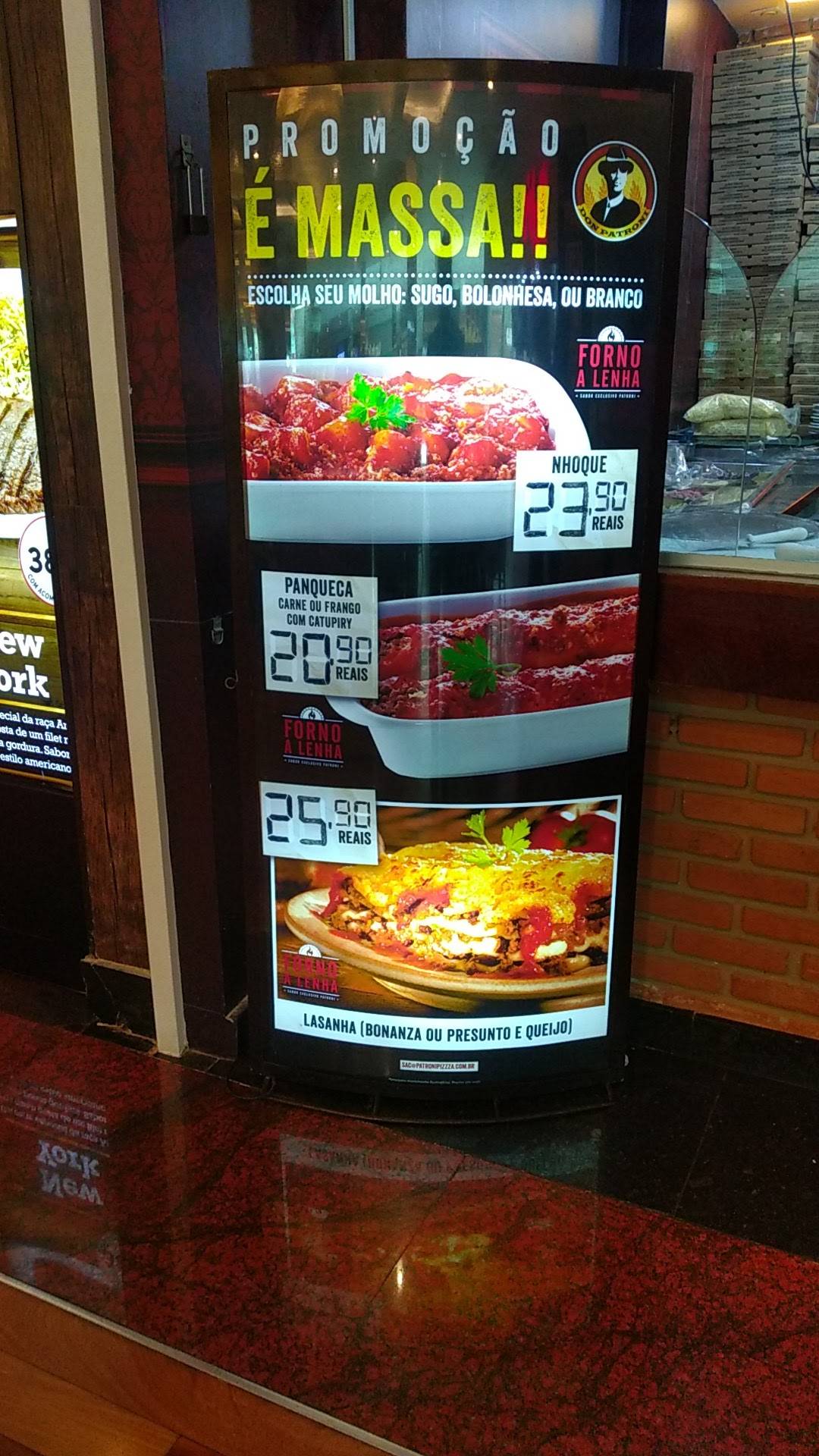 Patroni Pizza Premium cardápio