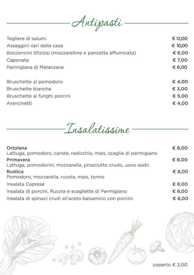 Menu di Peccati di Gola 2 