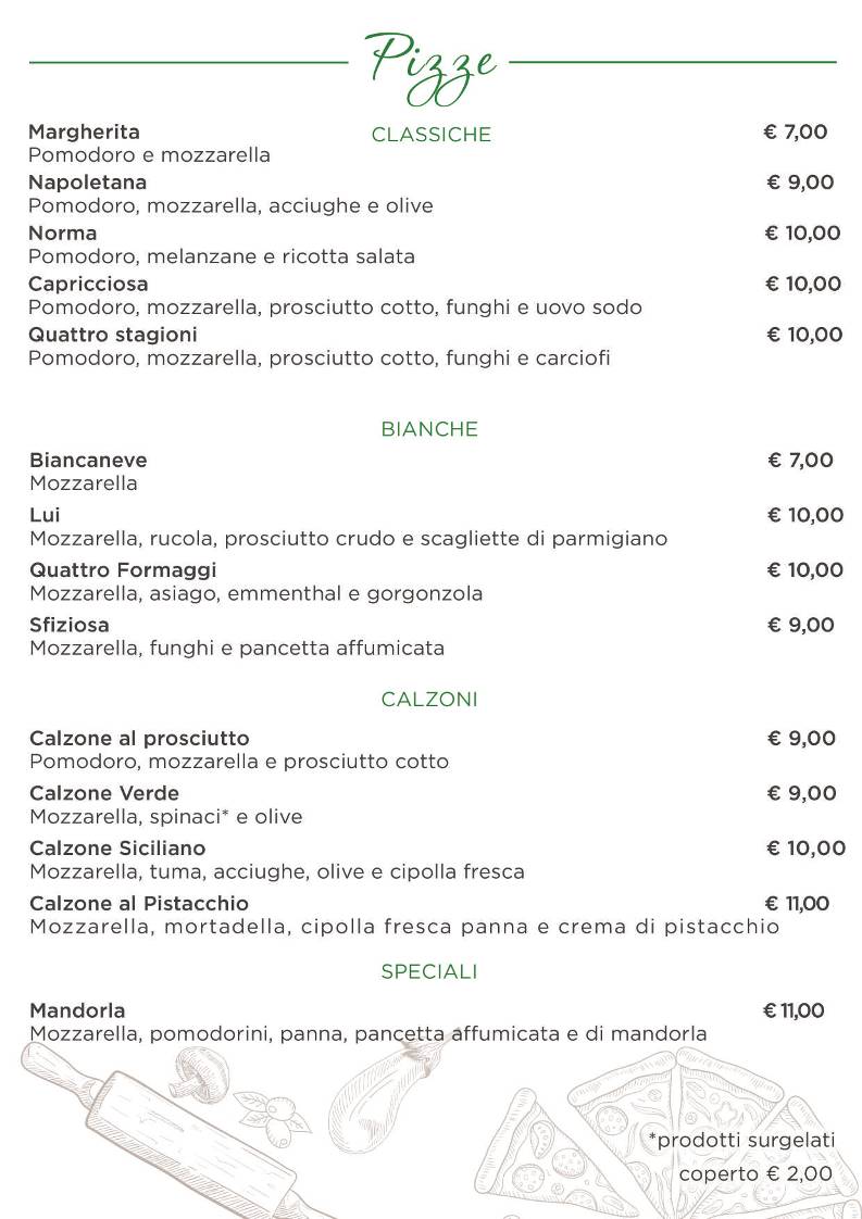 Menu di Peccati di Gola 2 