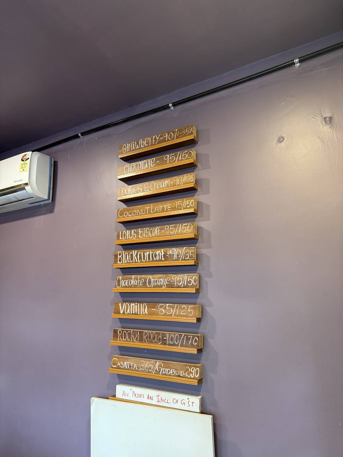 Pibbles Bakery menu