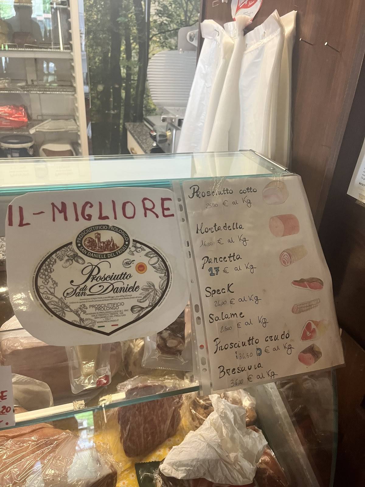 Menu di Pik Panificio, Pasticceria e Gelateria 