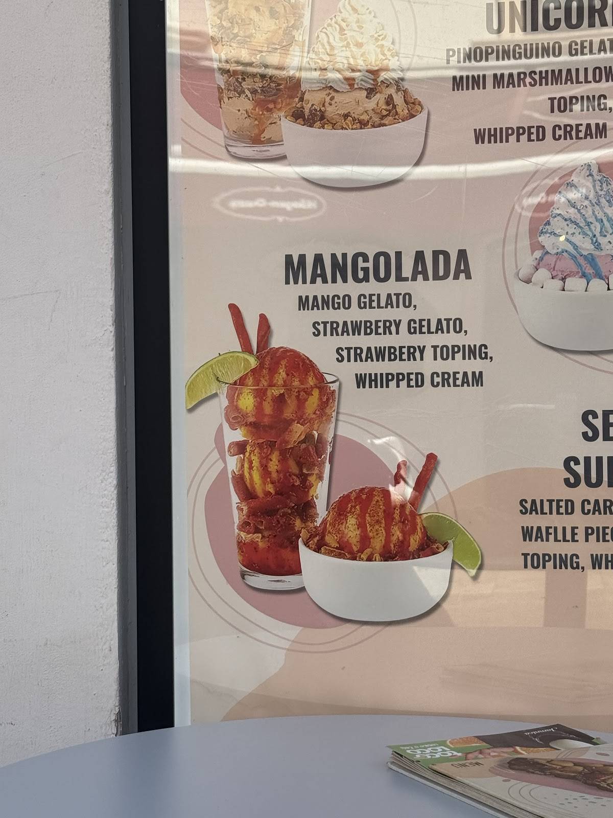 Menu di Pingu Gelato 