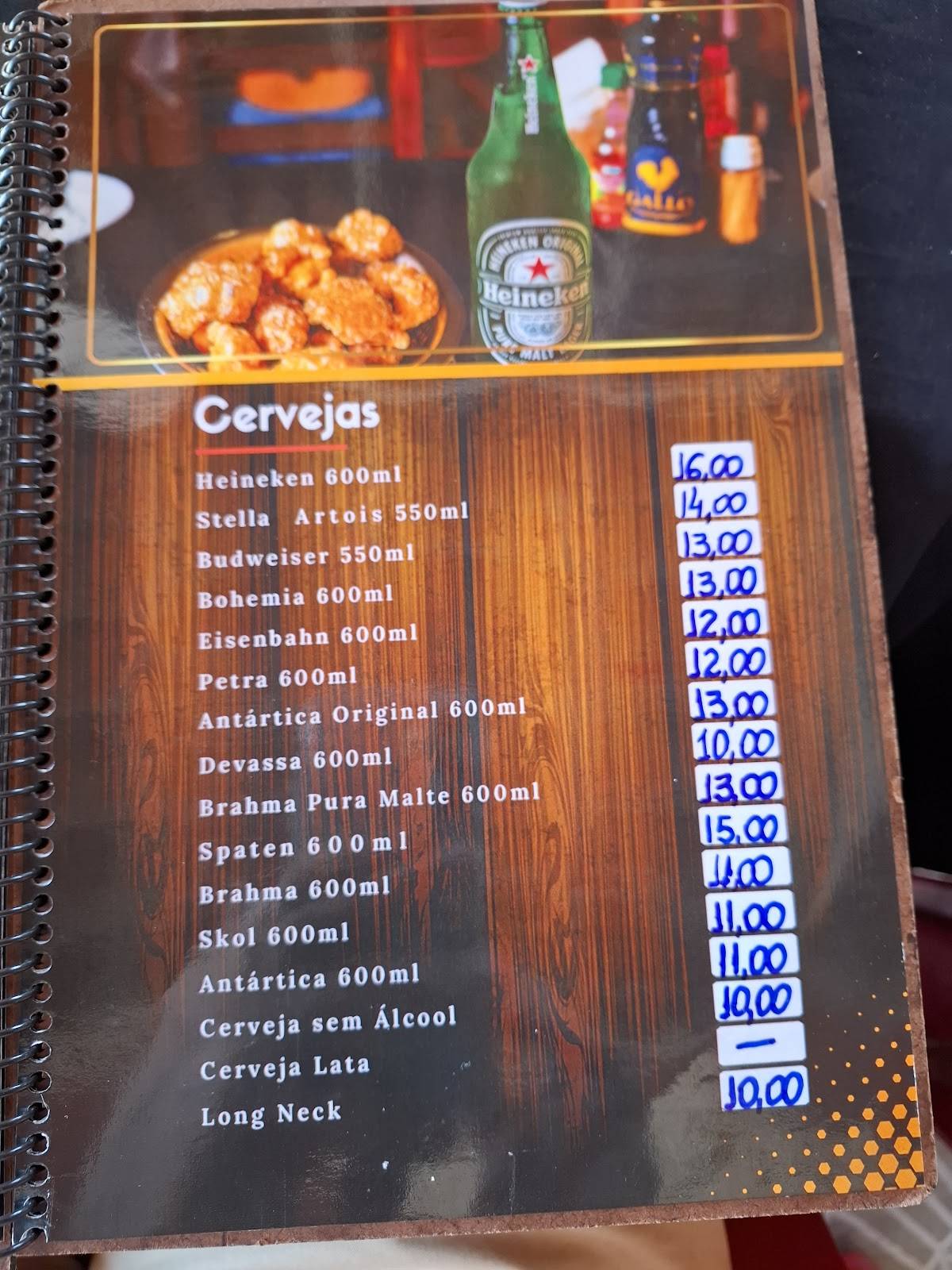 Punga's cardápio