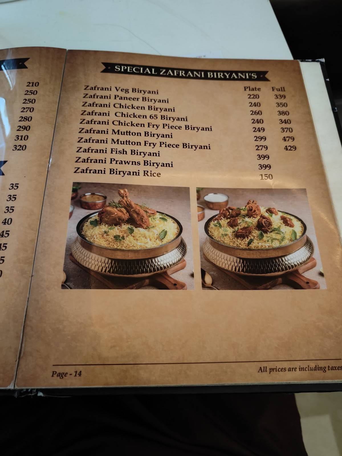 Pista House Santosh Nagar menu