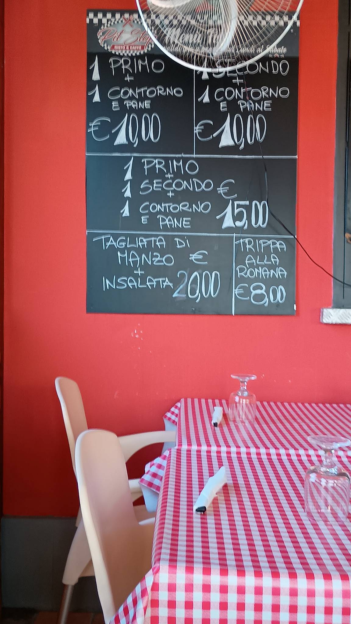 Menu di Pit Stop Risto & Caffè 