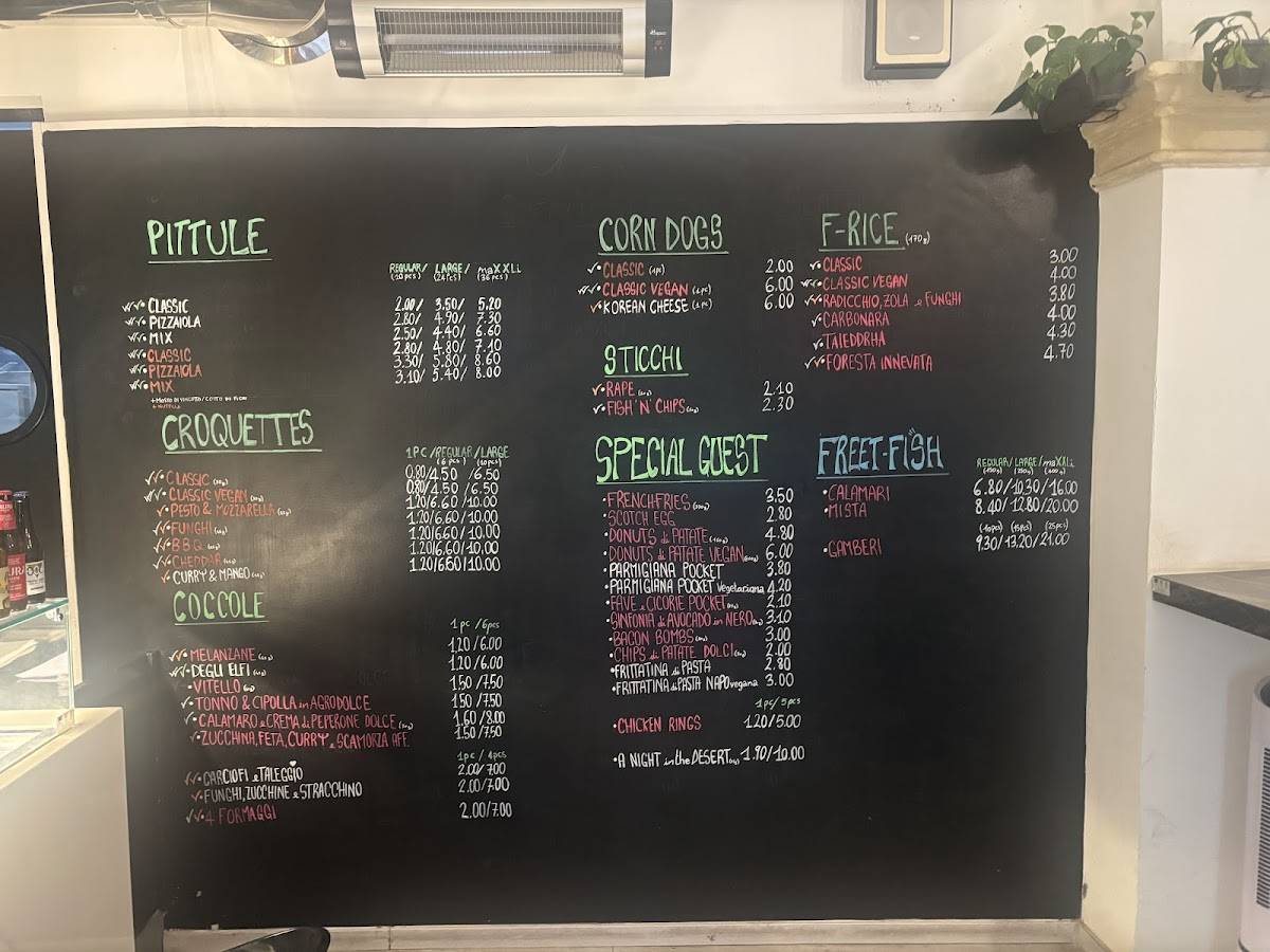 Menu di Pittule - Freetfood 