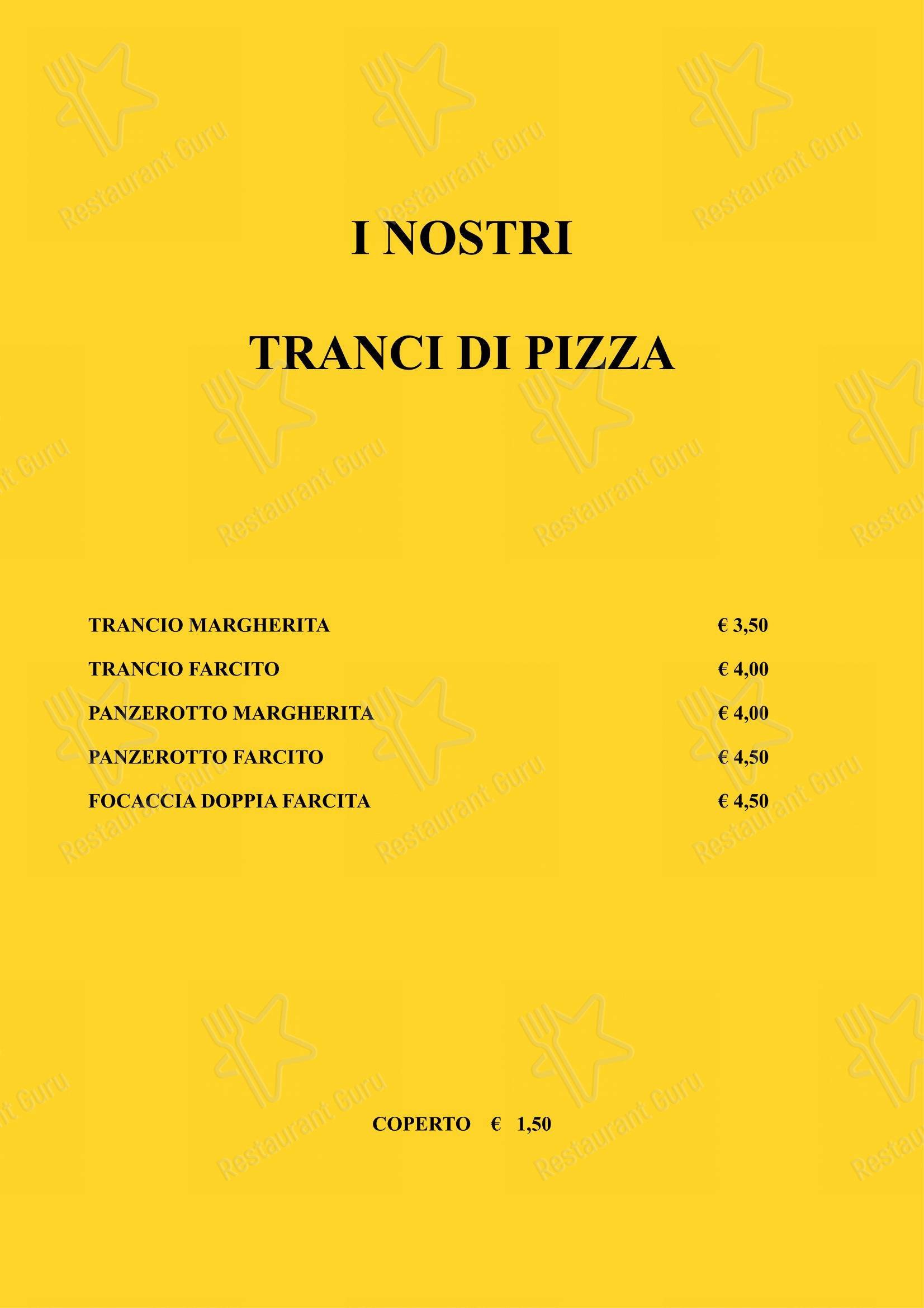 Pizza Connection Gorizia in Gorizia - Menu
