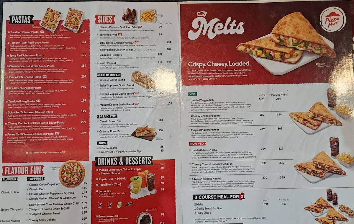 Pizza Hut Uttarpara, Kolkata menu
